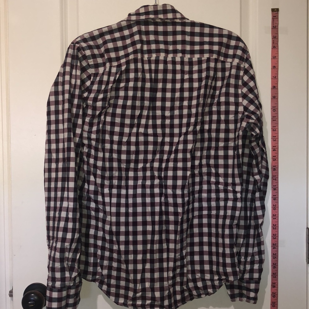 Aeo Checkered Button Down - image 5